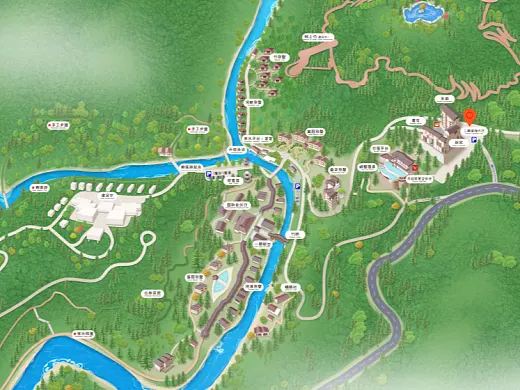 浑南结合景区手绘地图智慧导览和720全景技术，可以让景区更加“动”起来，为游客提供更加身临其境的导览体验。